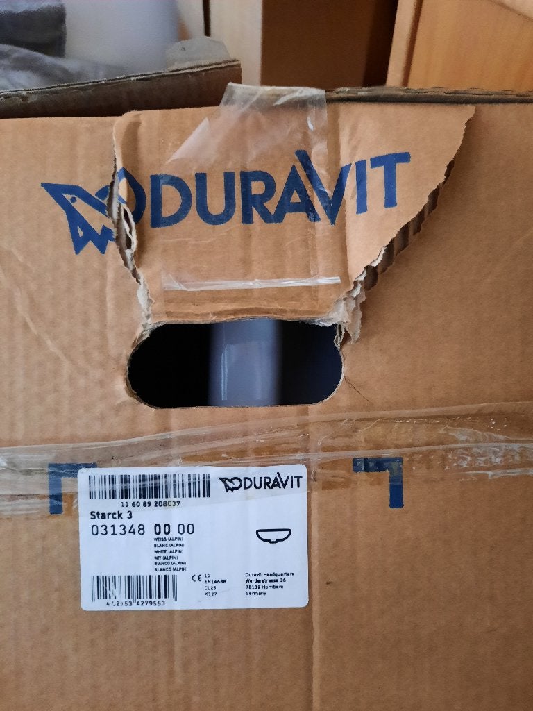 Duravit uitgietbak Starck 3, Ophalen, Nieuw, Steen, Overige typen