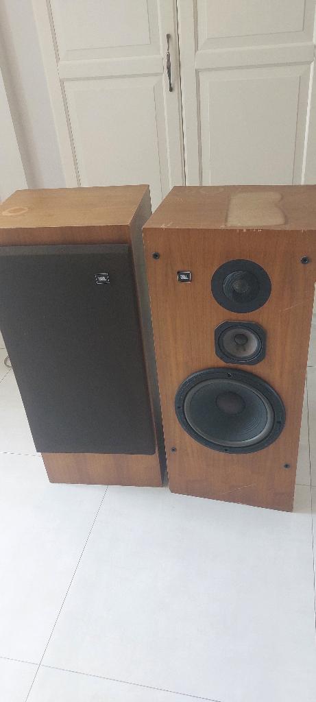 JBL L80T-luidspreker, Ophalen, Gebruikt, Front, Rear of Stereo speakers, JBL