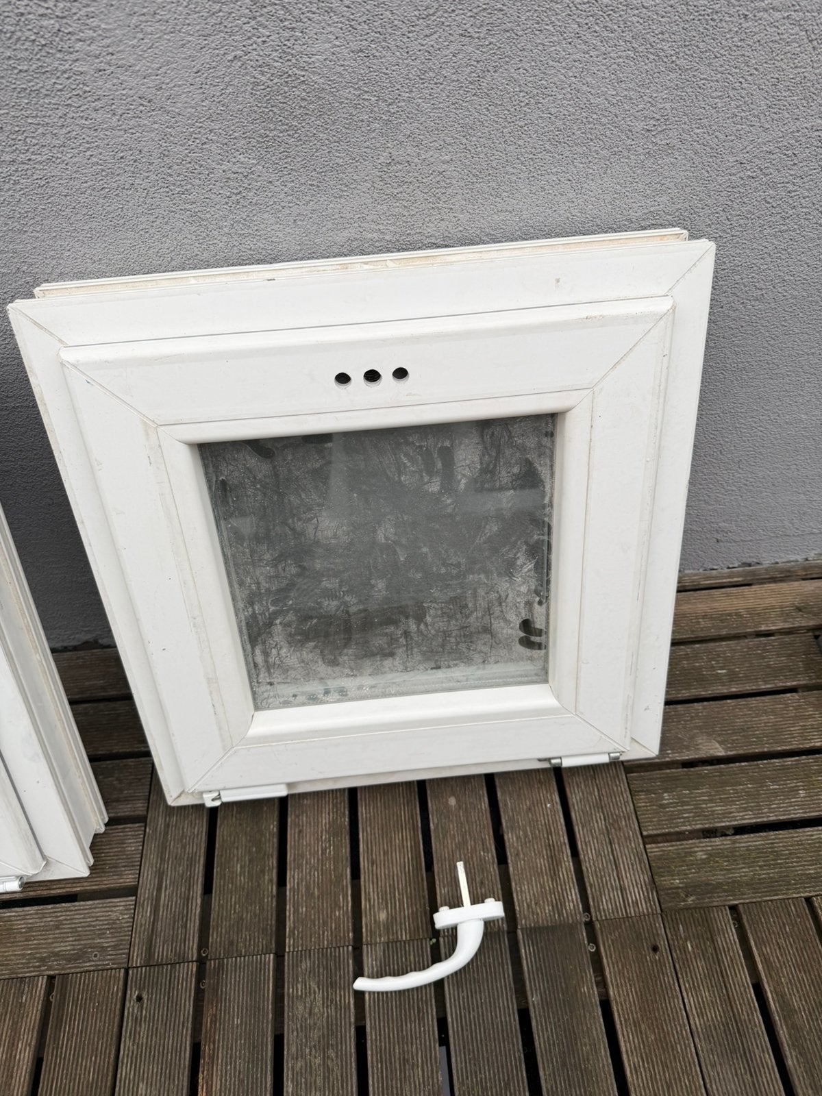 2 Châssis pvc 50 x 50, Bricolage & Construction, Enlèvement, Comme neuf