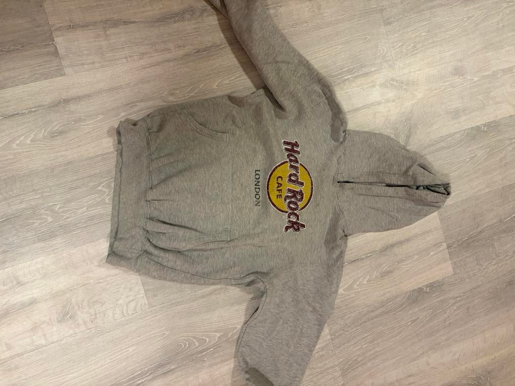 Hard rock café hoodie London, Ophalen, Gedragen, Maat 46 (S) of kleiner, Grijs