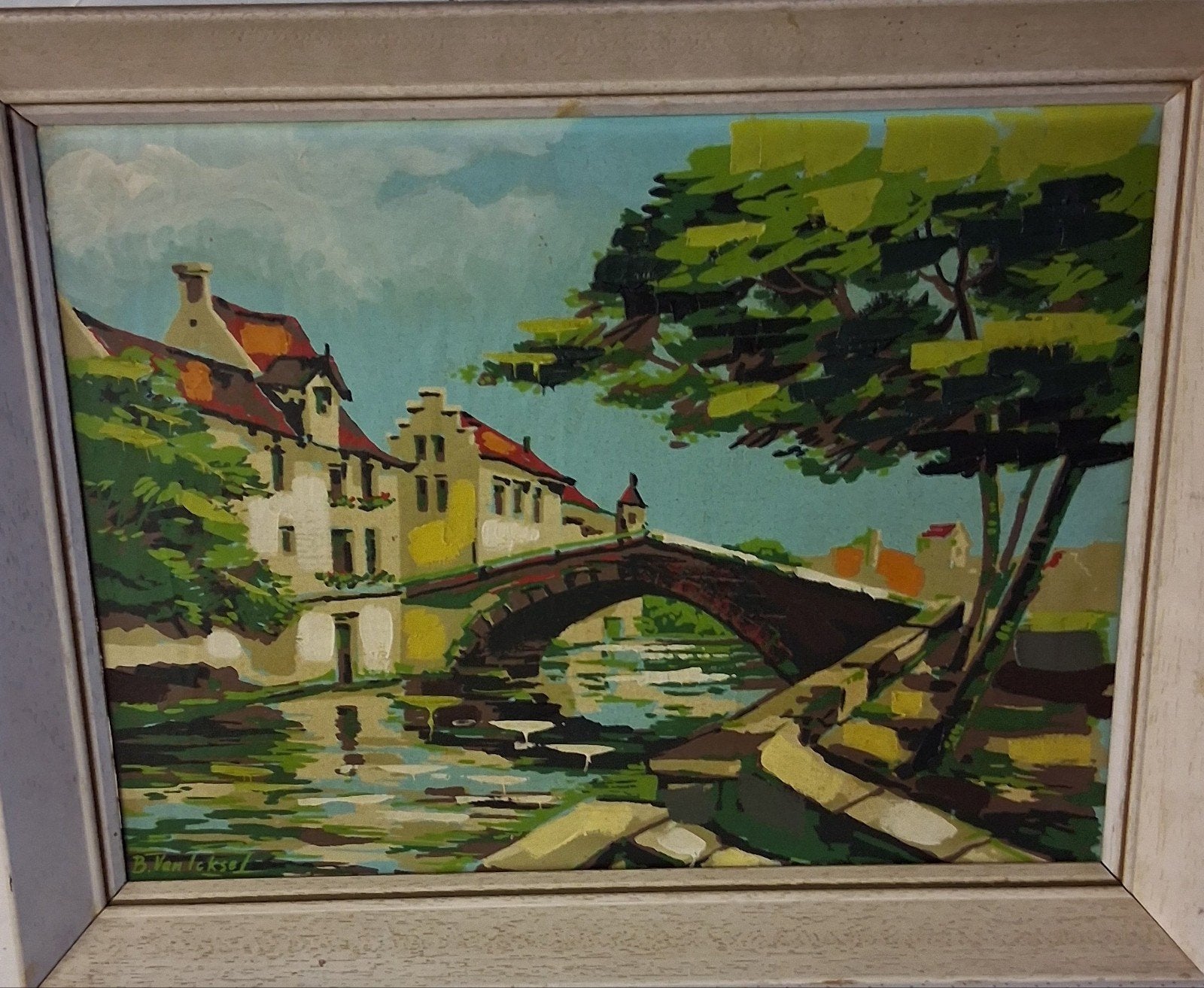 peinture sur toile B VAN ICKSEL, Enlèvement ou Envoi, Signé, Toile