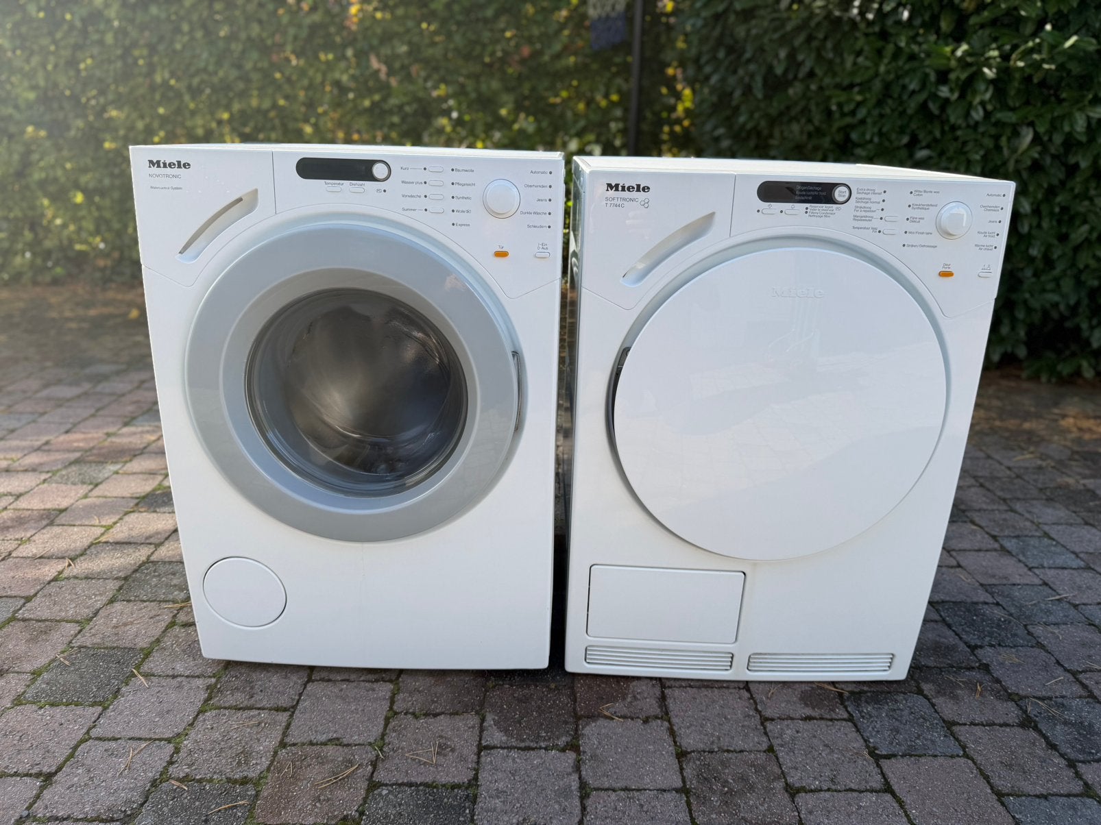 wasmachine miele A+++ 8kg & droogkast miele A+++ 8kg waterbk, Elektronische apparatuur, Ophalen of Verzenden, Zo goed als nieuw