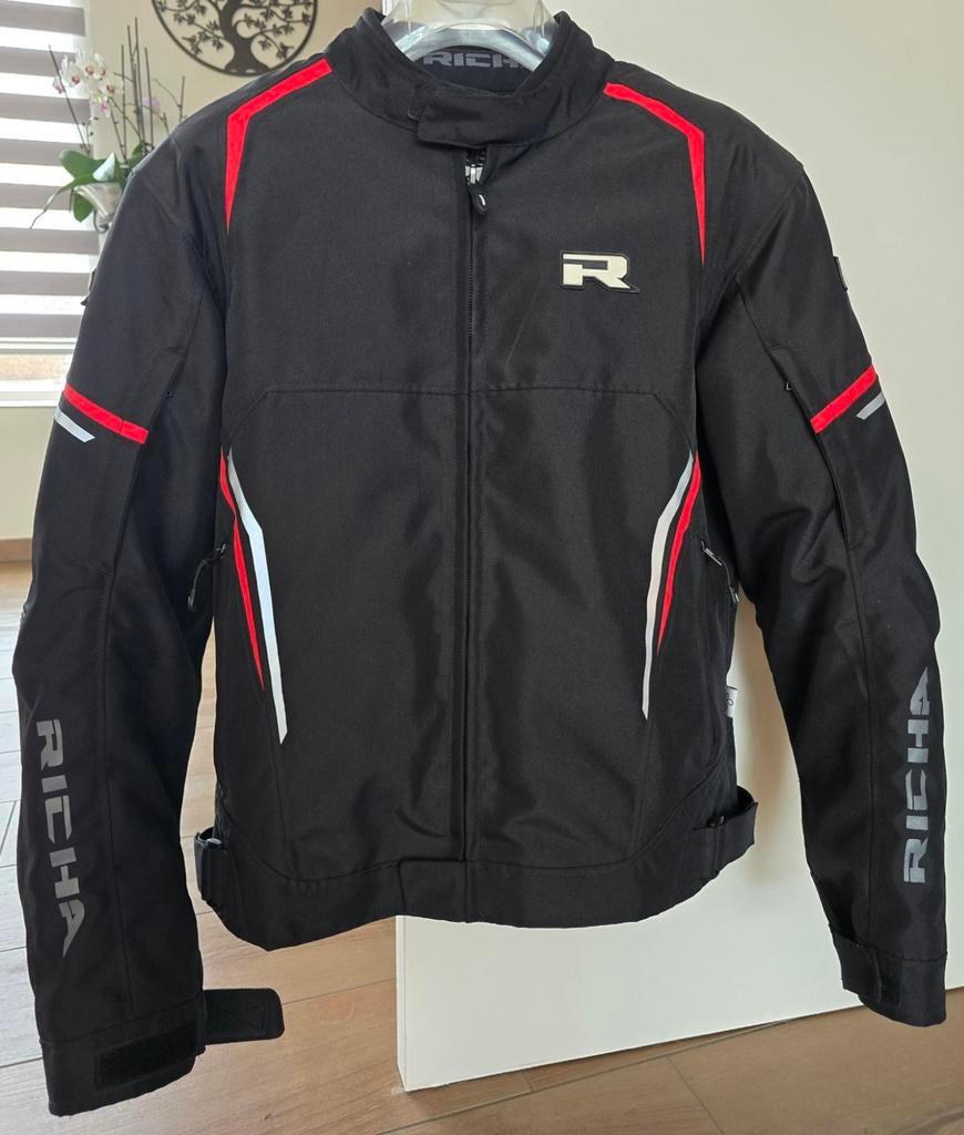 Veste Richa Gotham 2 black- red / Maat XL, Jas | textiel, Heren, Ophalen of Verzenden, Nieuw zonder kaartje
