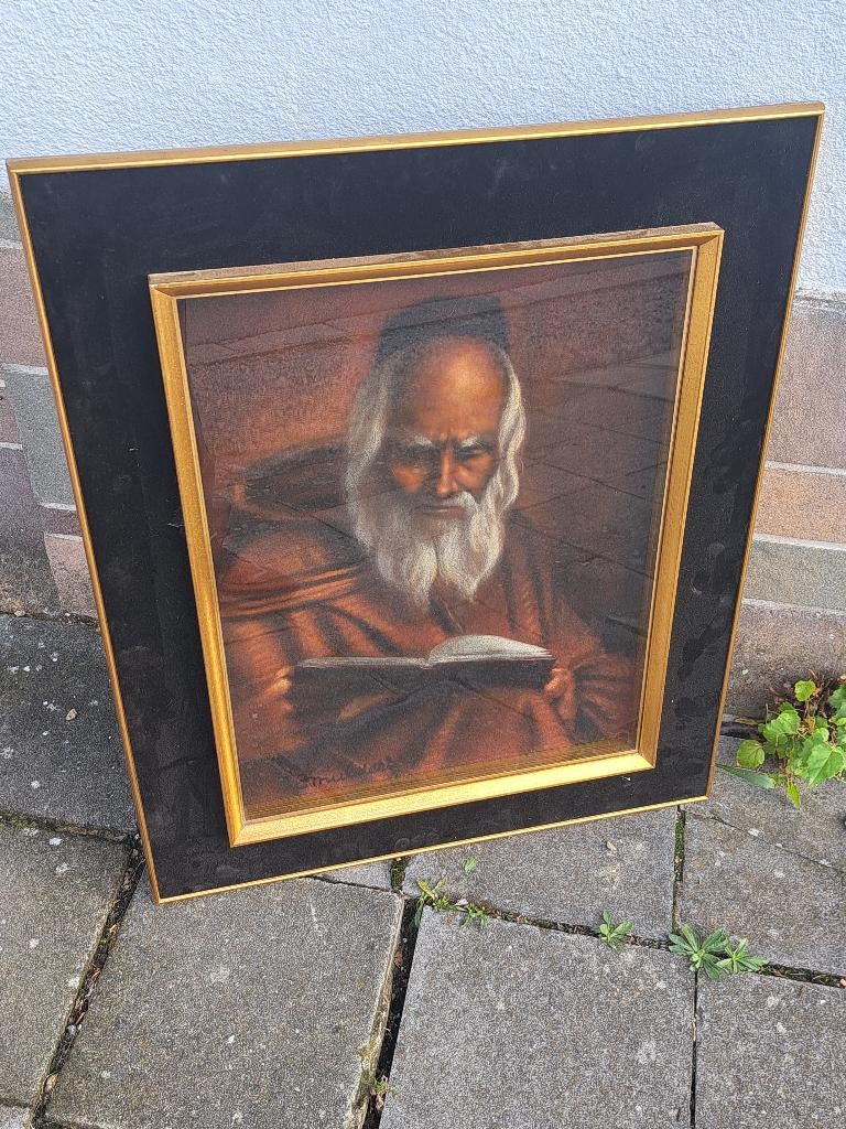 huile sur panneau l ancien testament signe jean mulders, Antiek en Kunst, Ophalen