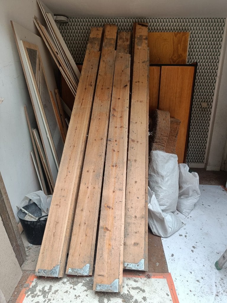 Houten balken, Ophalen, Gebruikt, 250 cm of meer, Balken