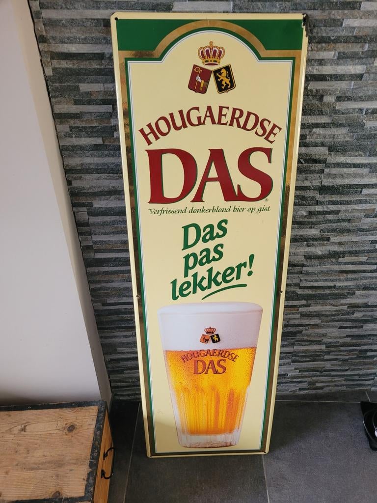 Plaque émaillée bière hoegaerdse, Enlèvement ou Envoi