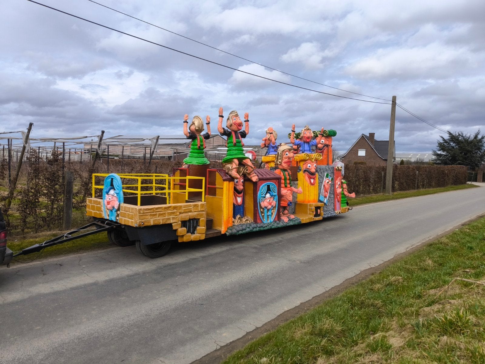 carnavalswagen te huur, Enlèvement