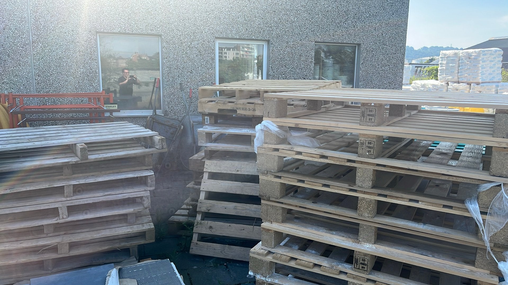 Palettes à donner, Doe-het-zelf en Bouw, Hout en Planken, Ophalen, Gebruikt