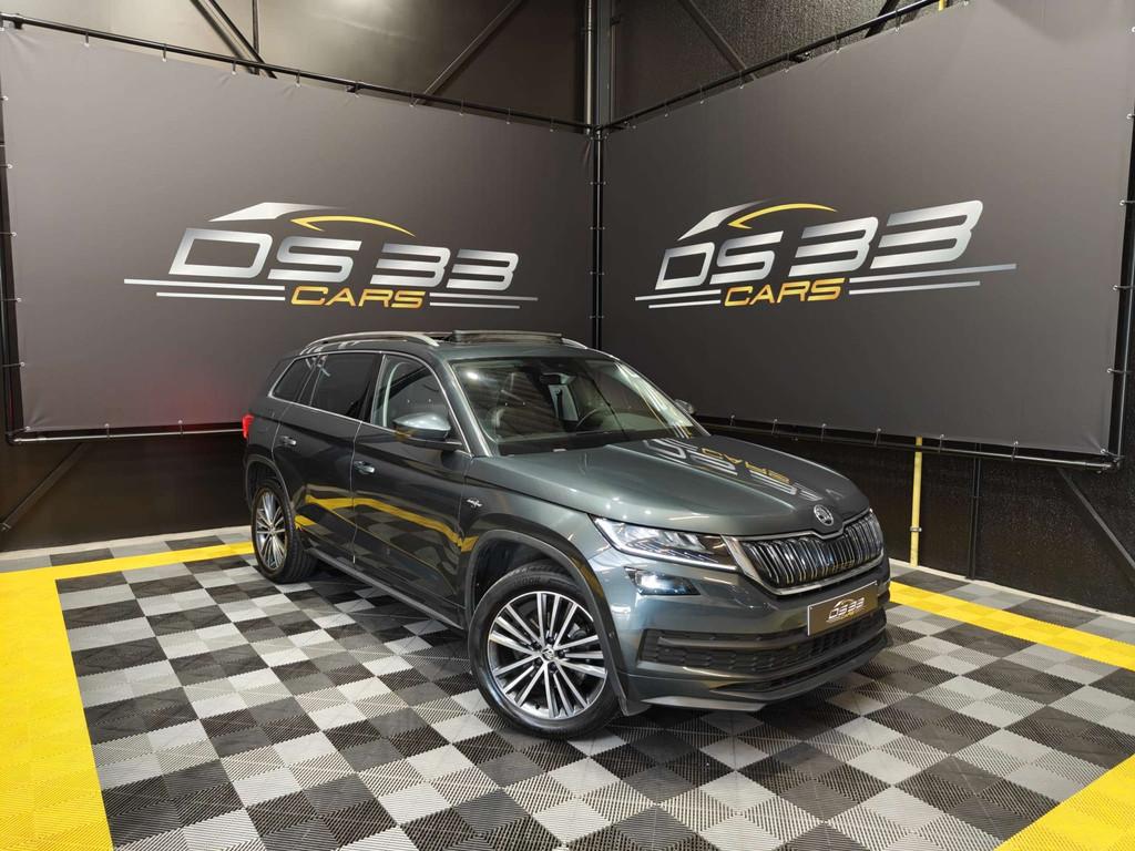 Skoda Kodiaq 2.0 TDi L&K 7-zit/FULL/Pano/MemLeder/AdCruise/1, Autos, Skoda, Cuir, Argent ou Gris, Achat, 110 kW