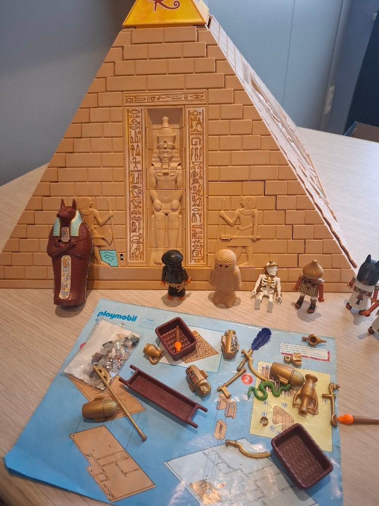Playmobil 4240 piramide, Kinderen en Baby's, Gebruikt, Complete set, Overige typen, Ophalen of Verzenden