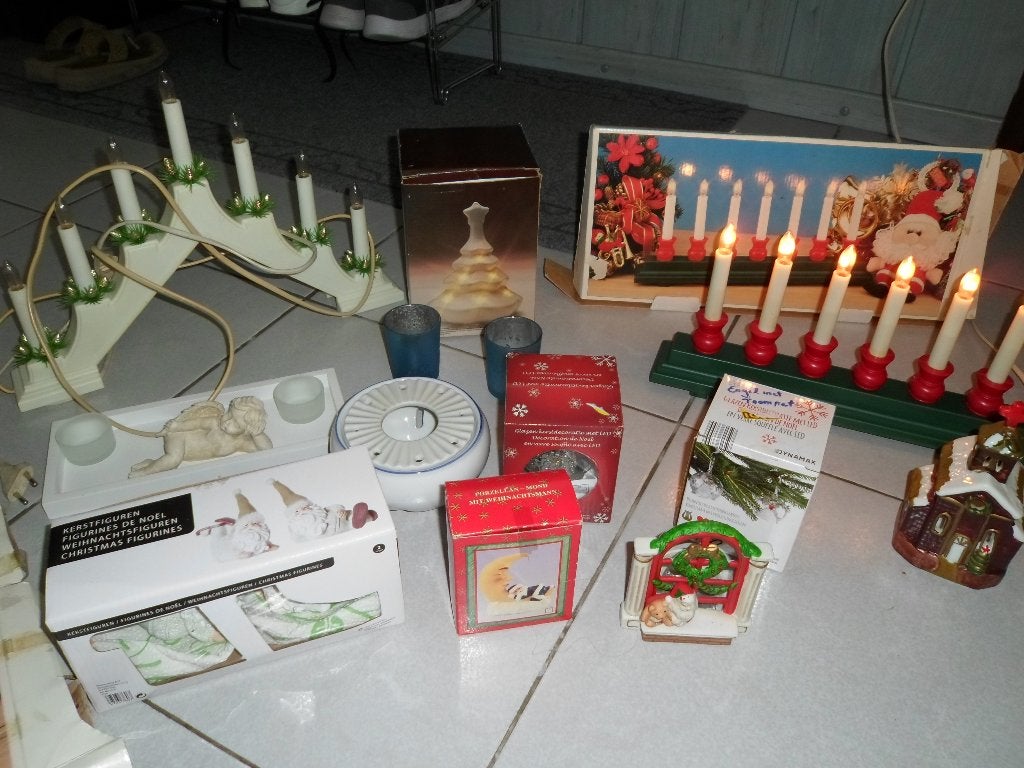 Kerstdecoratie en verlichting, Ophalen