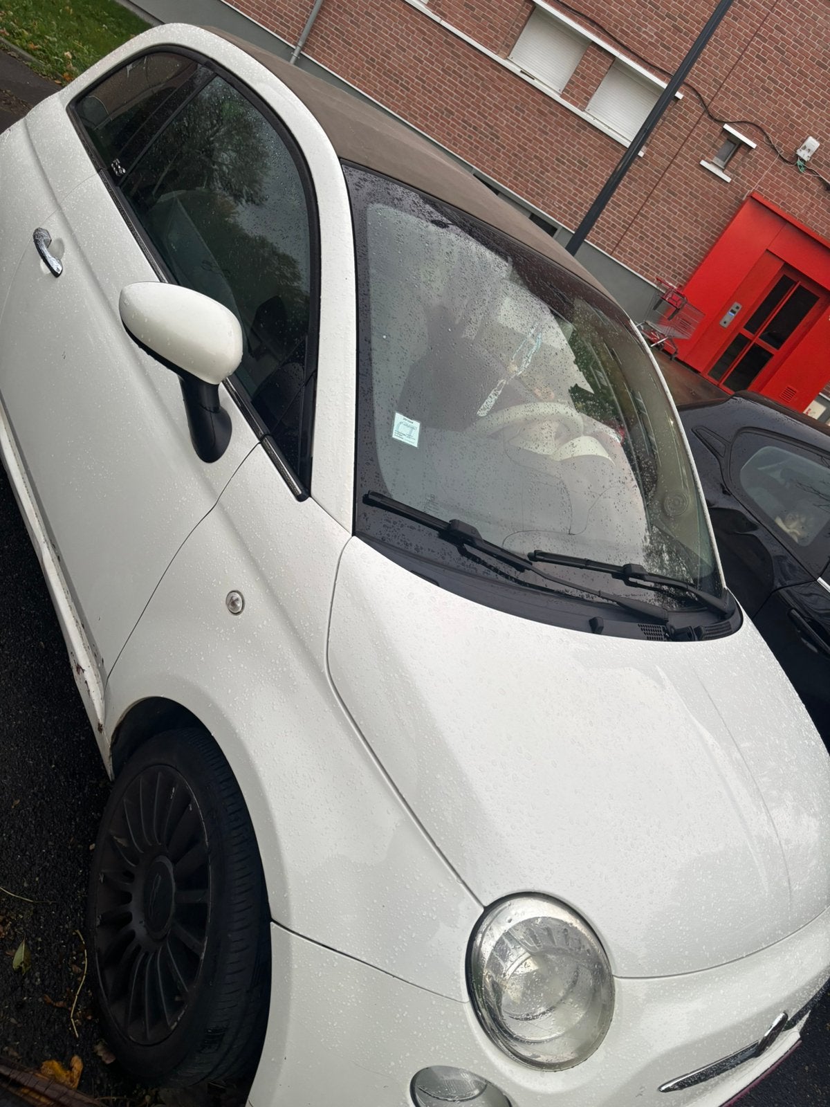 Fiat 500 C, Auto's, Voorwielaandrijving, 4 zetels, Cabriolet, Leder en Stof