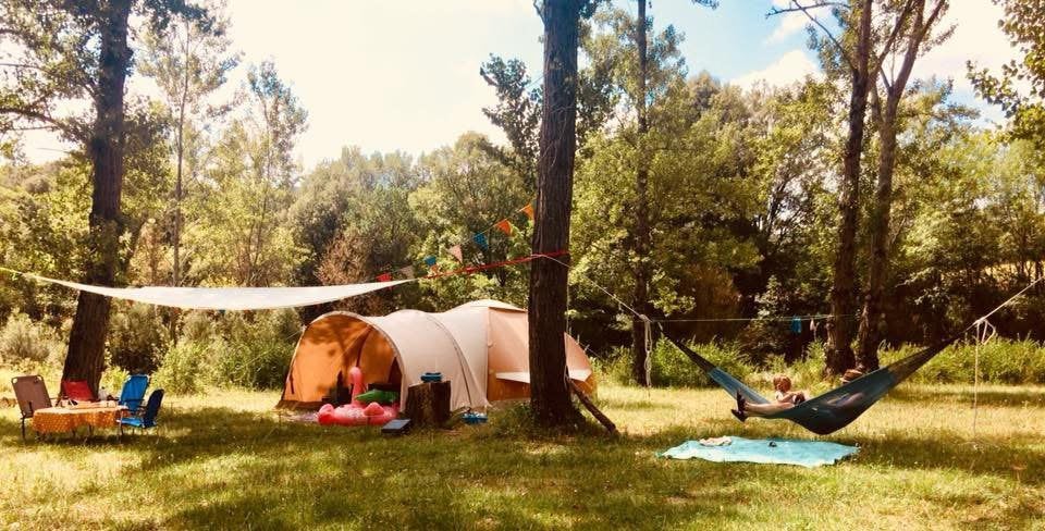 Karsten tent en voortent, Caravans en Kamperen, Tenten, Ophalen, Zo goed als nieuw
