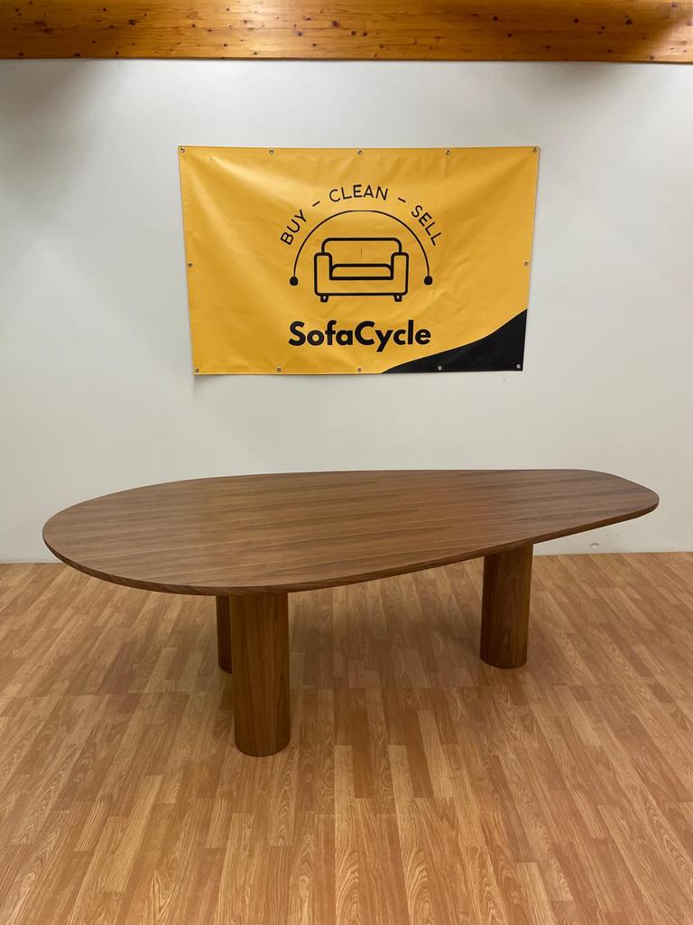 Organische walnoot eettafel – (design) / Levering  NIEUW, Antiek en Kunst, Antiek | Meubels | Tafels, Ophalen of Verzenden