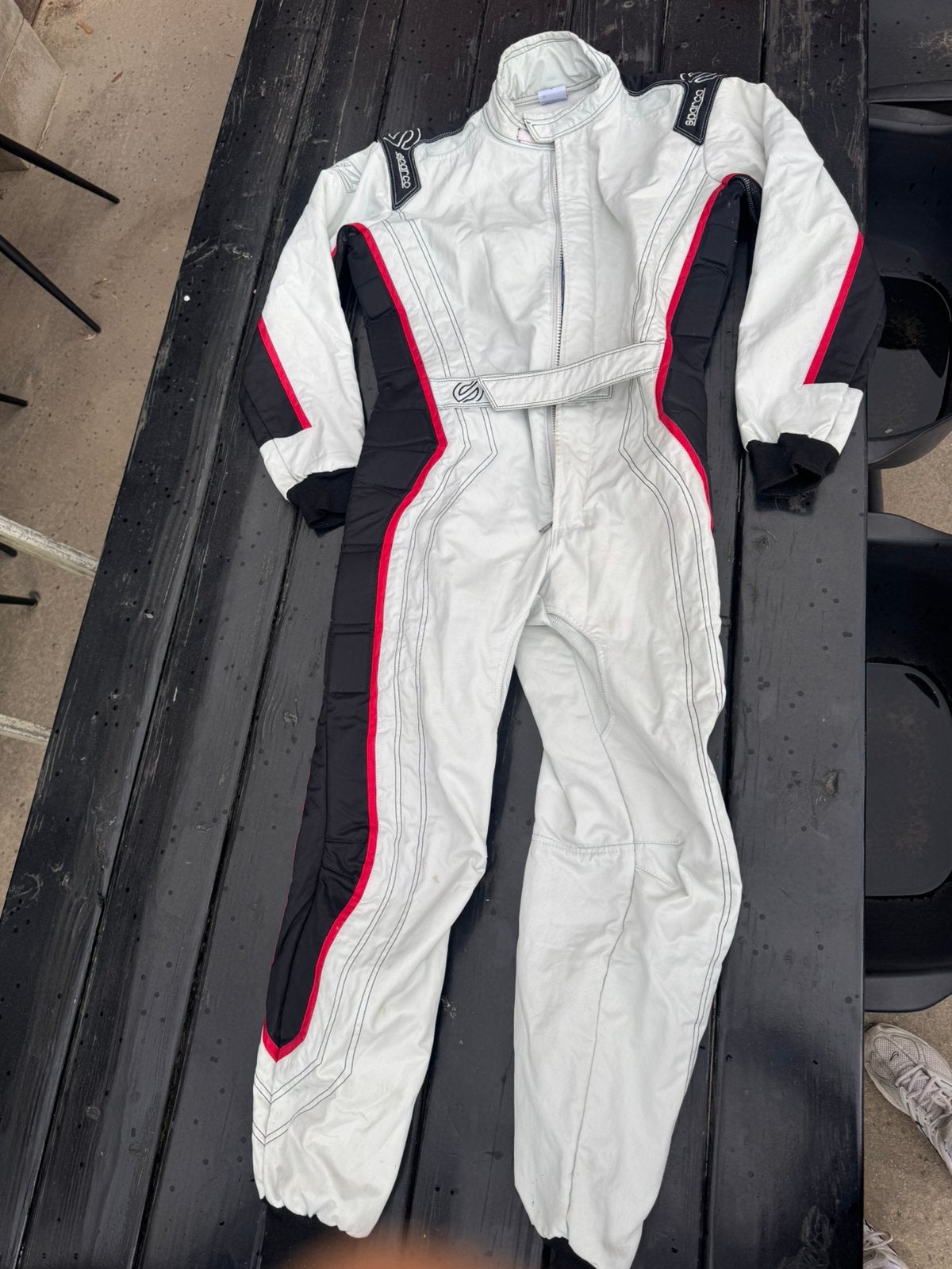 Sparco Niveau 2 - Karting race pak, Ophalen, Gebruikt