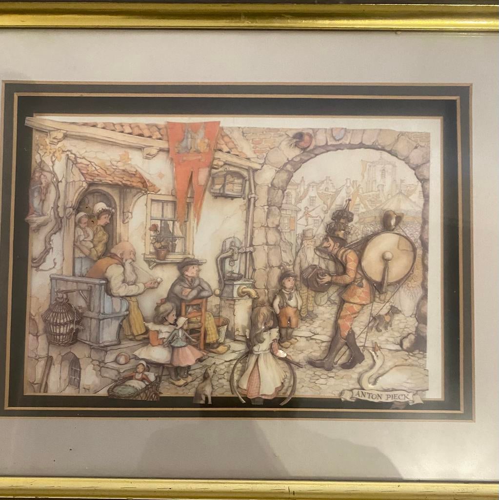 The One Man Band: Anton Pieck (schilderij), Ophalen