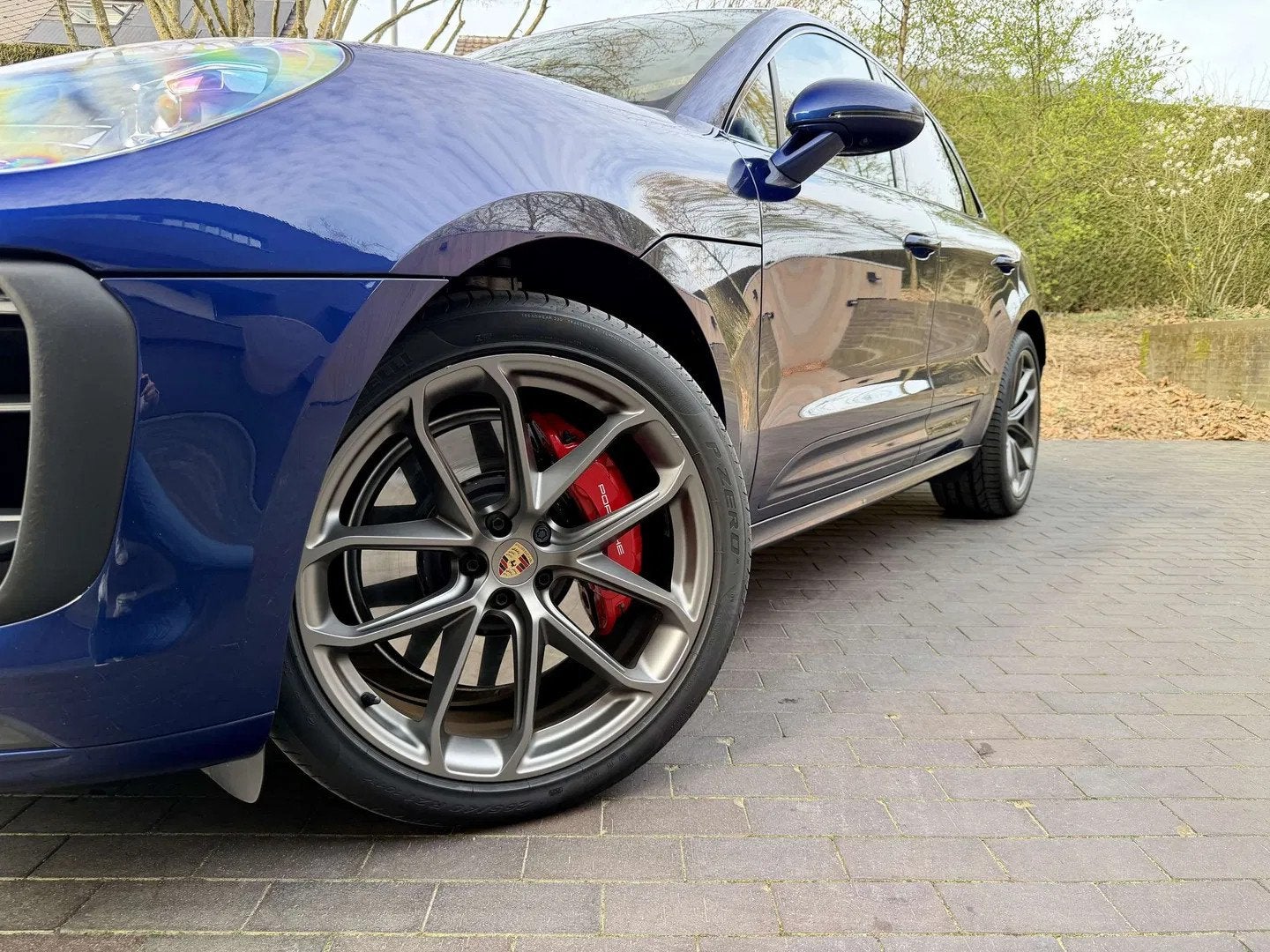Porsche Macan GTS 2.9 V6/Pano/ACC/Sport Chrono/Sportuitlaat/, Auto's, Automaat, 324 kW, Gebruikt, Blauw