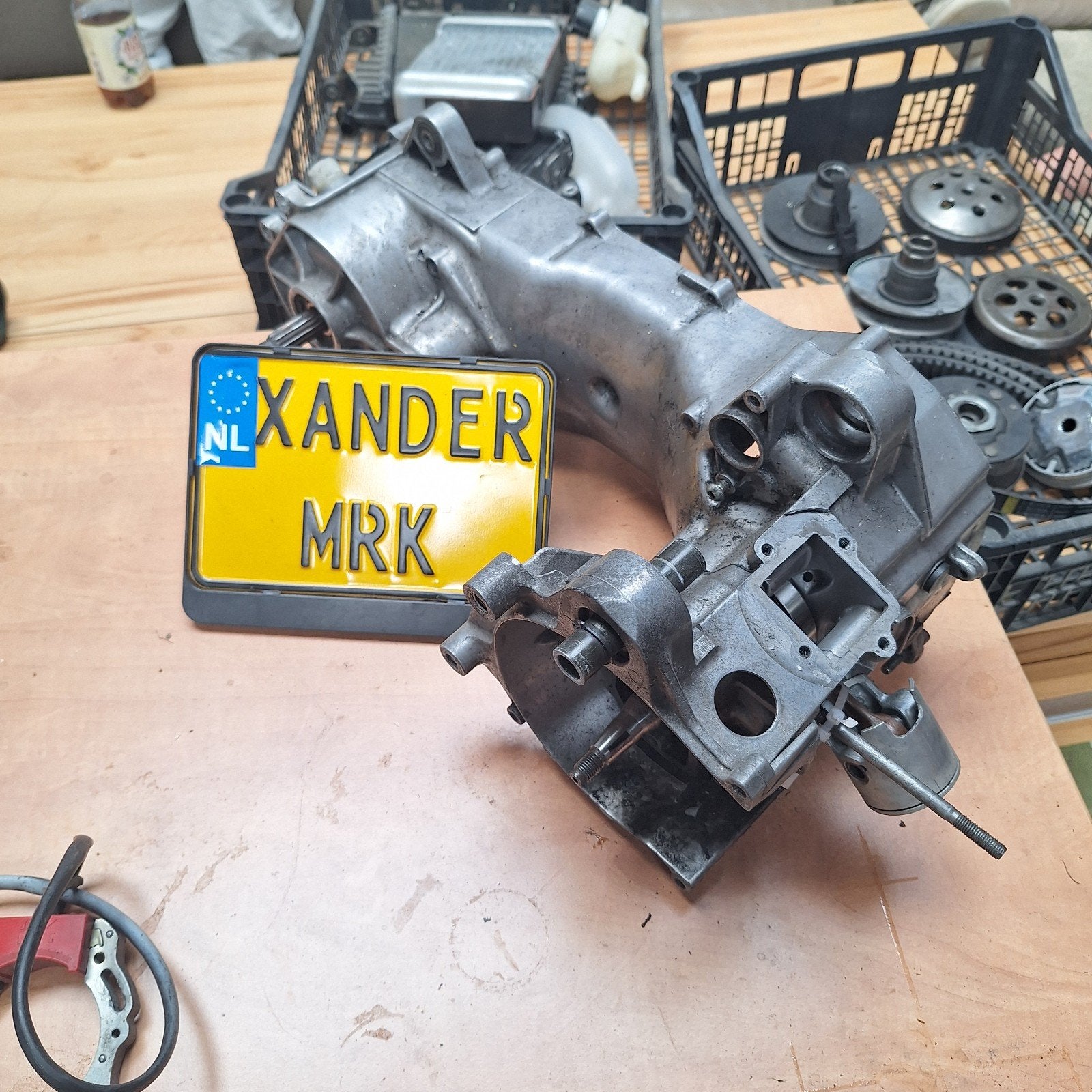 Aerox motorblok, Fietsen en Brommers, Brommeronderdelen | Algemeen, Ophalen