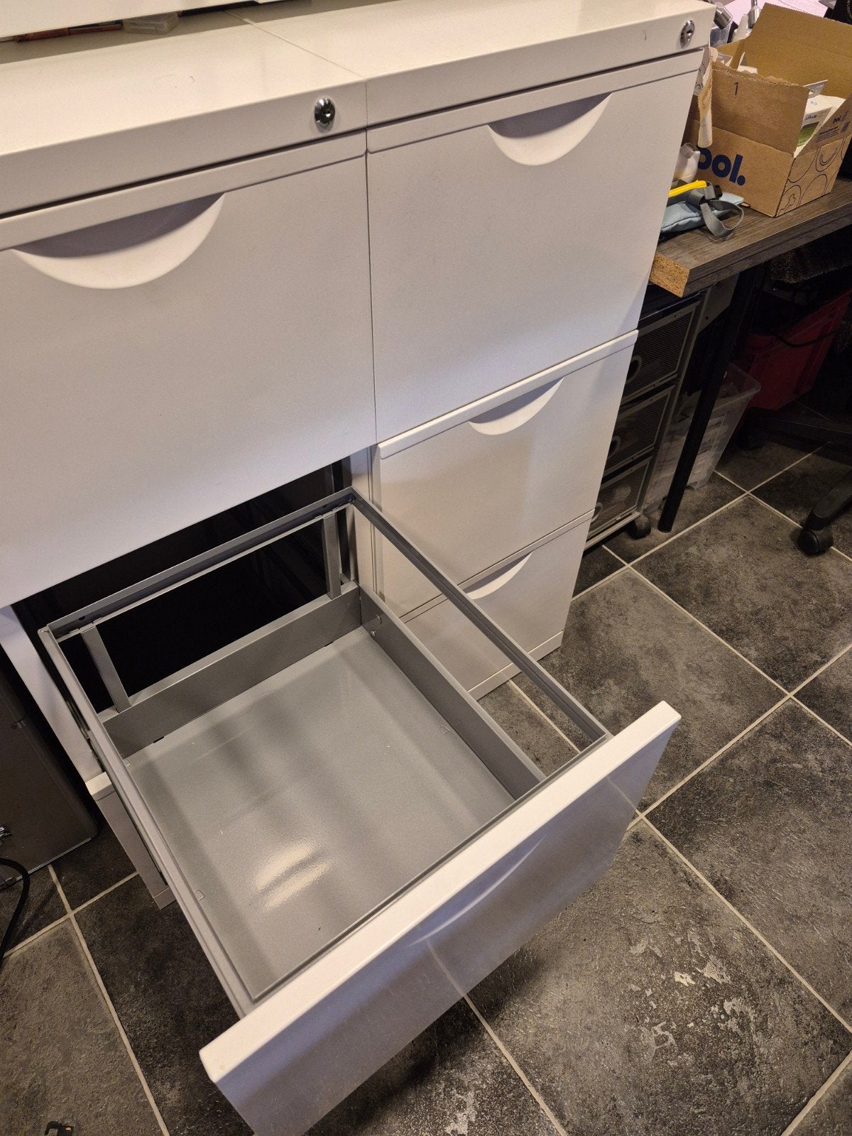 Metaal kast voor hangmappen, 25 à 50 cm, Metaal kast, Enlèvement, 100 à 150 cm