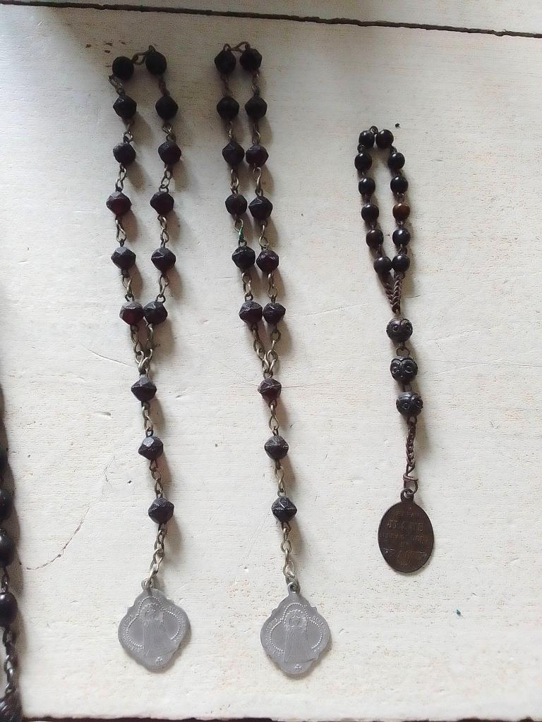 vintage lot 3 chapelets rosaires Jésus Miraculeux de Prague, Enlèvement ou Envoi
