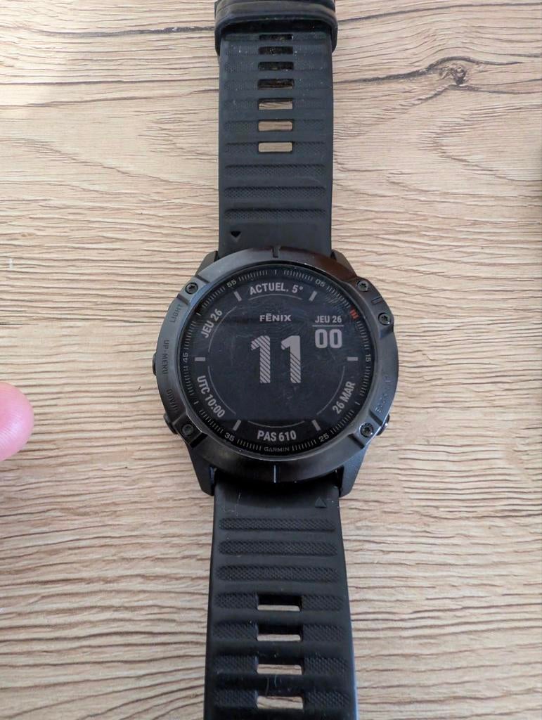 GARMİN FENİX 6 X PRO, Enlèvement, État