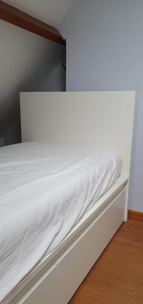 MALM IKEA 90x200 eenpersoonsbed + matrasmogelijkheid, Ophalen, Eenpersoons