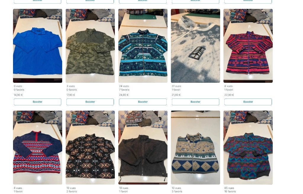 Lot de chemises et pulls, Enlèvement, Porté, Autres tailles