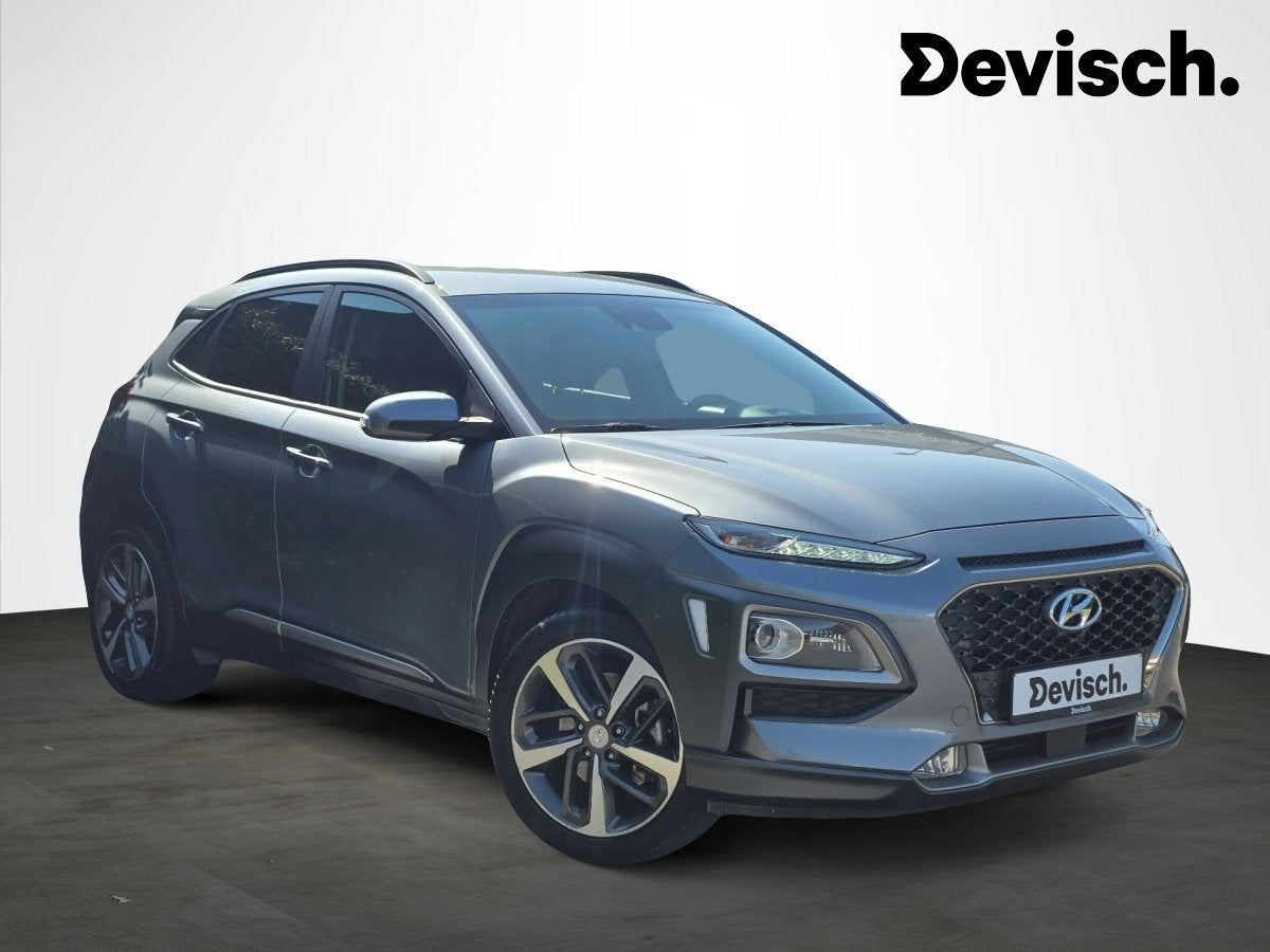 Hyundai KONA 1.6 t-gdi sky dct 2wd 5d 130kw (bj 2019), Automaat, Gebruikt, 4 cilinders, Leder