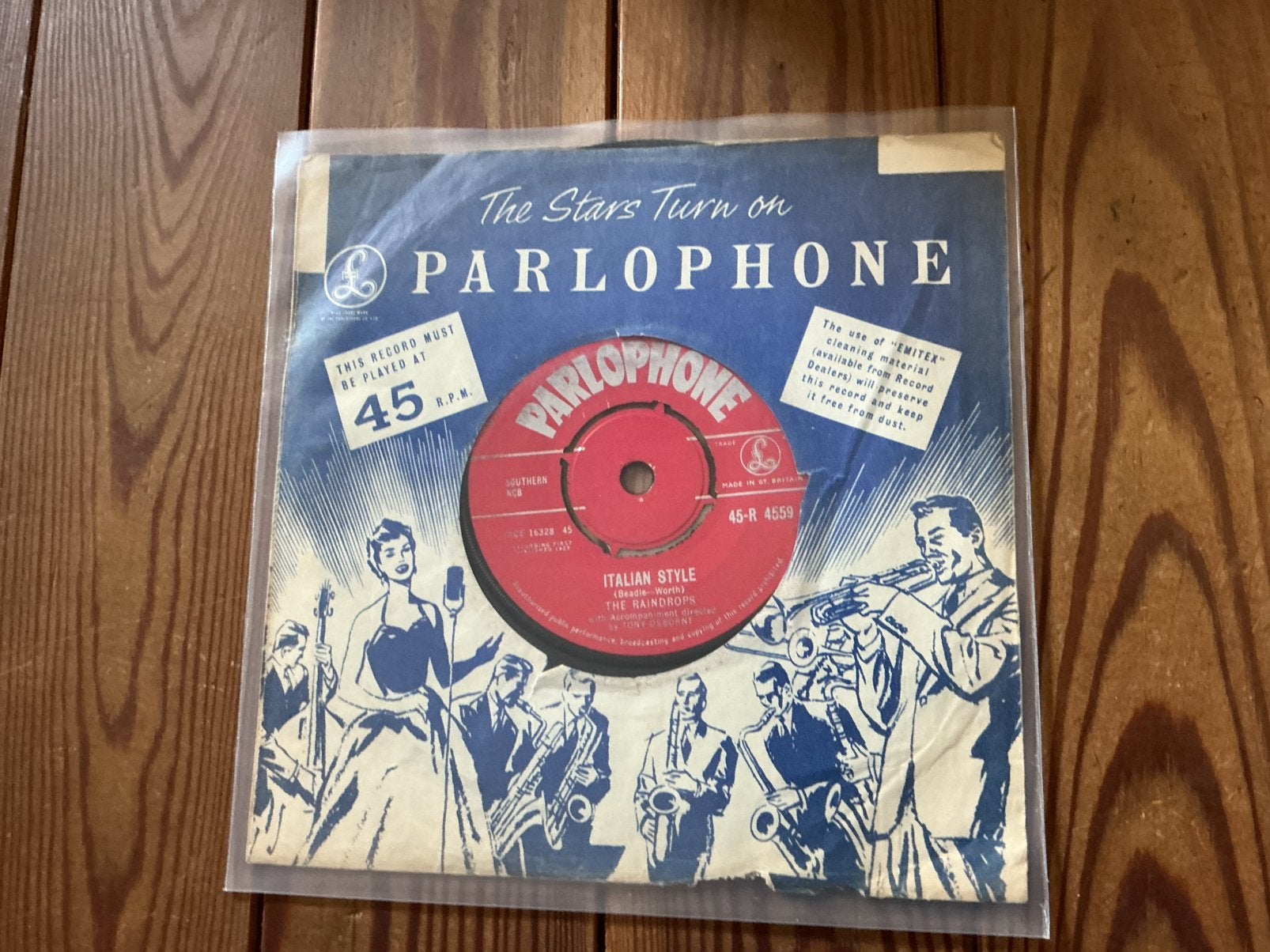7” The Raindrops (UK) - Italian style, Ophalen of Verzenden, Gebruikt