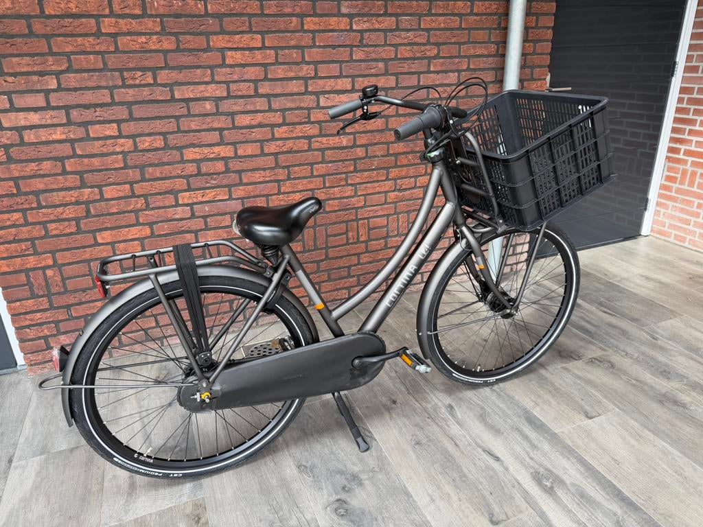 Cortina U4 Mat Zwart (Eclipse) 7V, Maat 50, Bak & Regenhoes, Fietsen en Brommers, Ophalen, Zo goed als nieuw, 26 inch of meer