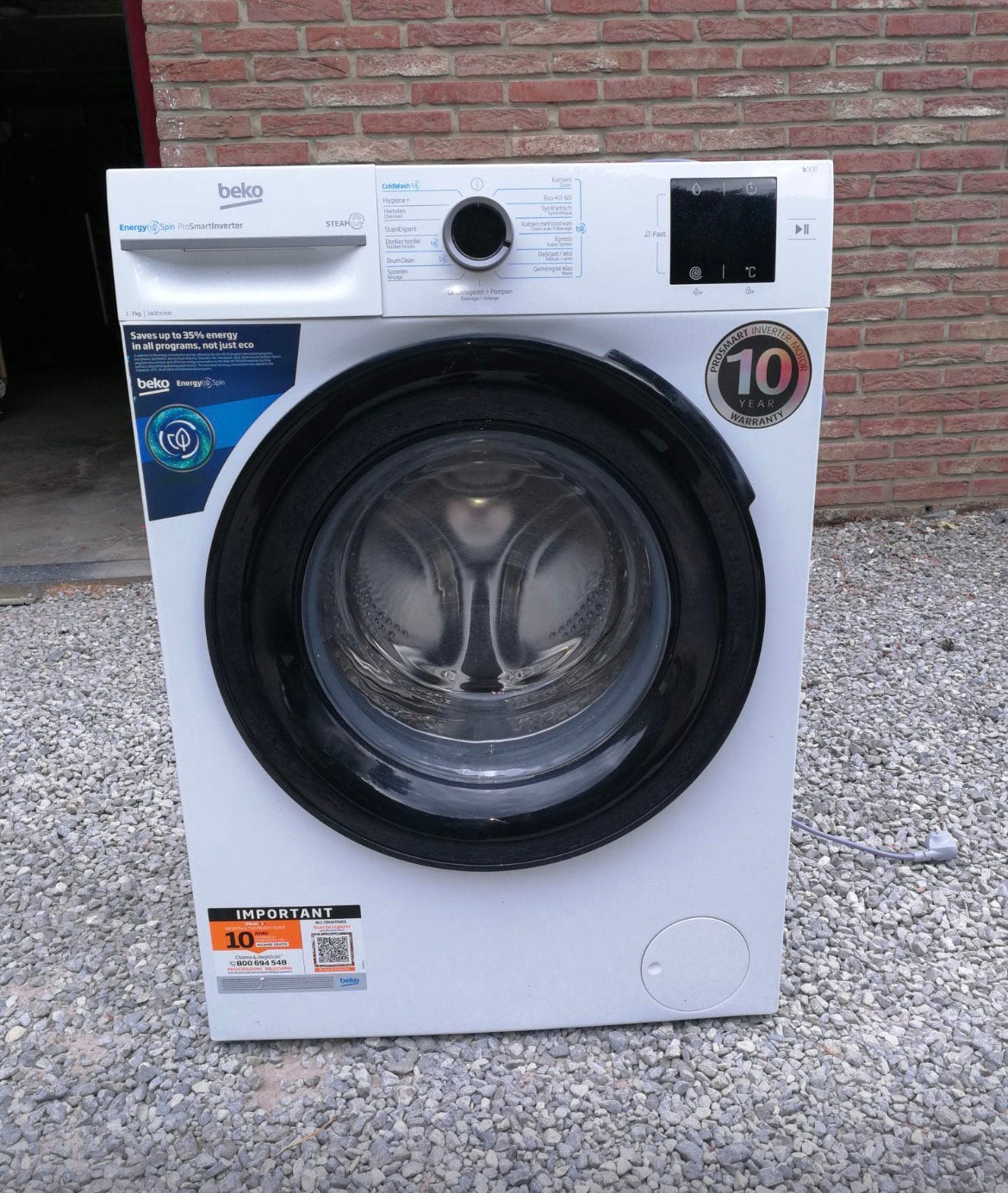 BEKO wasmachine, Elektronische apparatuur, Wasmachines, Ophalen, Zo goed als nieuw