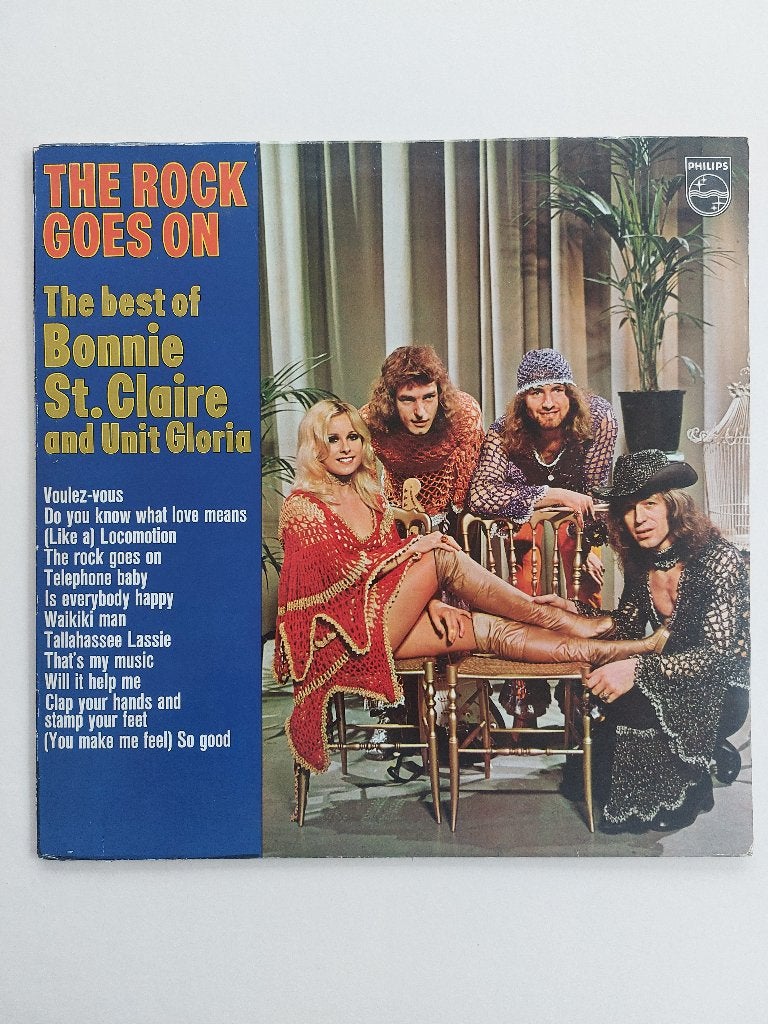 Bonnie St. Claire & Unit Gloria - The Rock Goes On, LP, Gebruikt, Ophalen of Verzenden, 12 inch