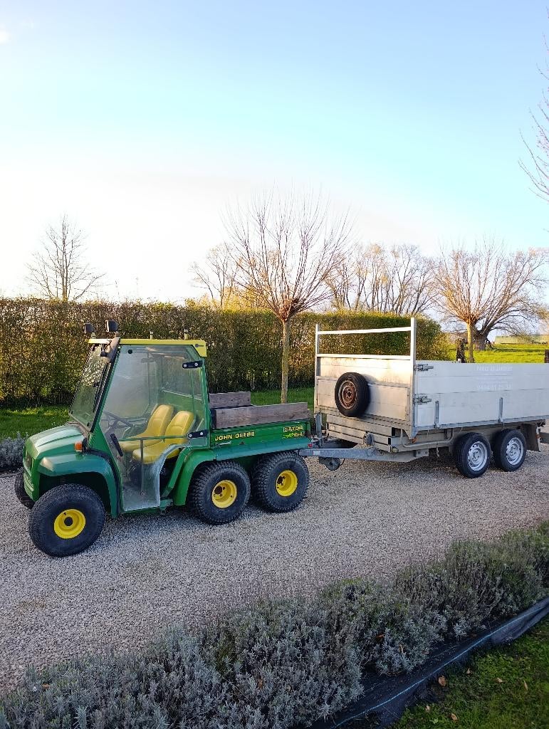 Gator John deere 6x4 ess., Motoren, 2 cilinders, 800 cc