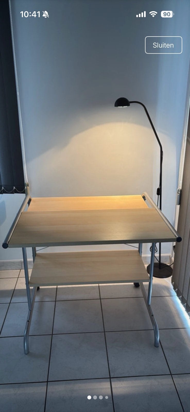 Bureau d'ordinateur, 70 à 120 cm, 70 à 120 cm, Comme neuf, Enlèvement