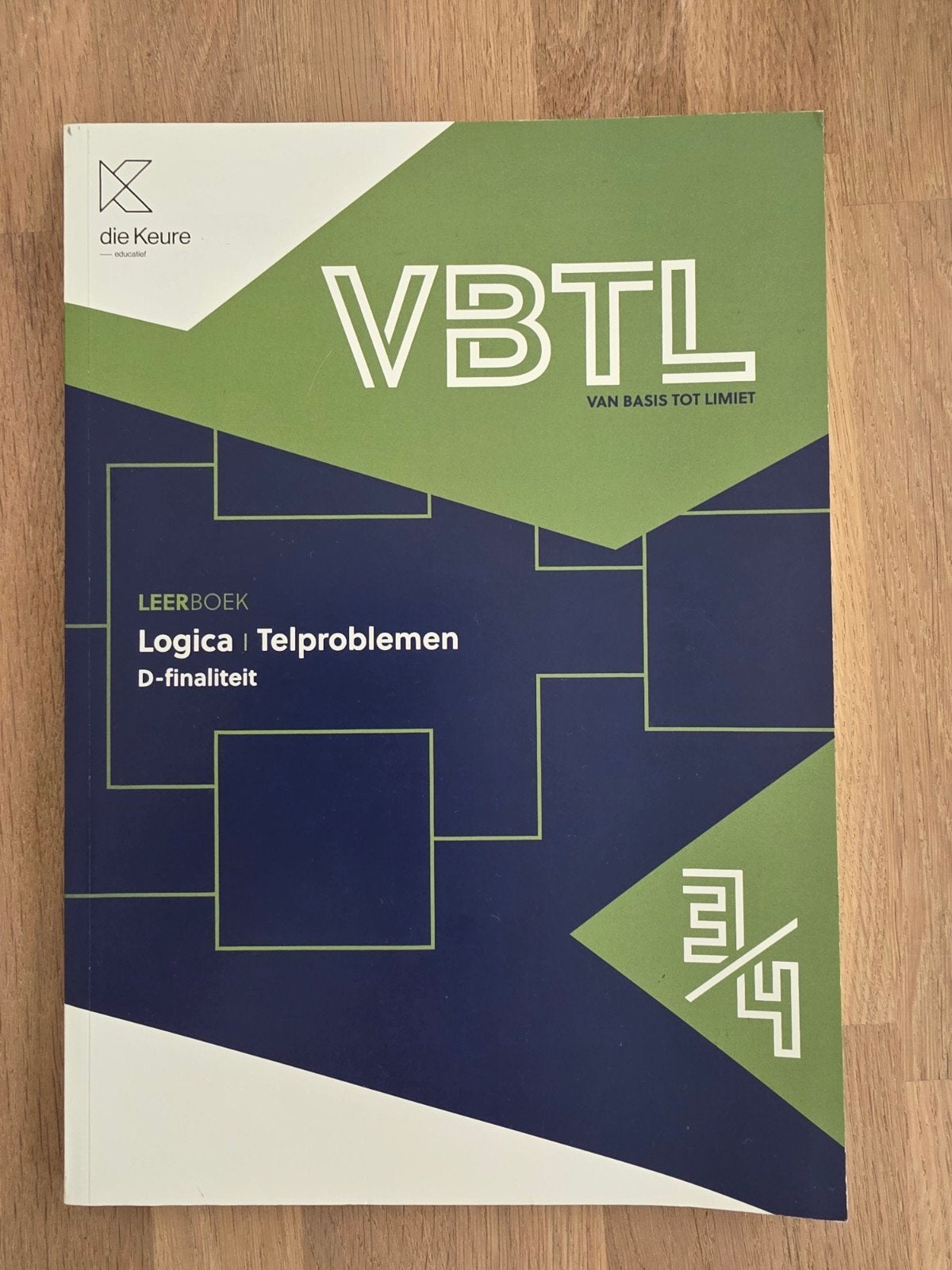 VBTL 3/4 - leerboek Logica & telproblemen D, Ophalen of Verzenden, Nederlands