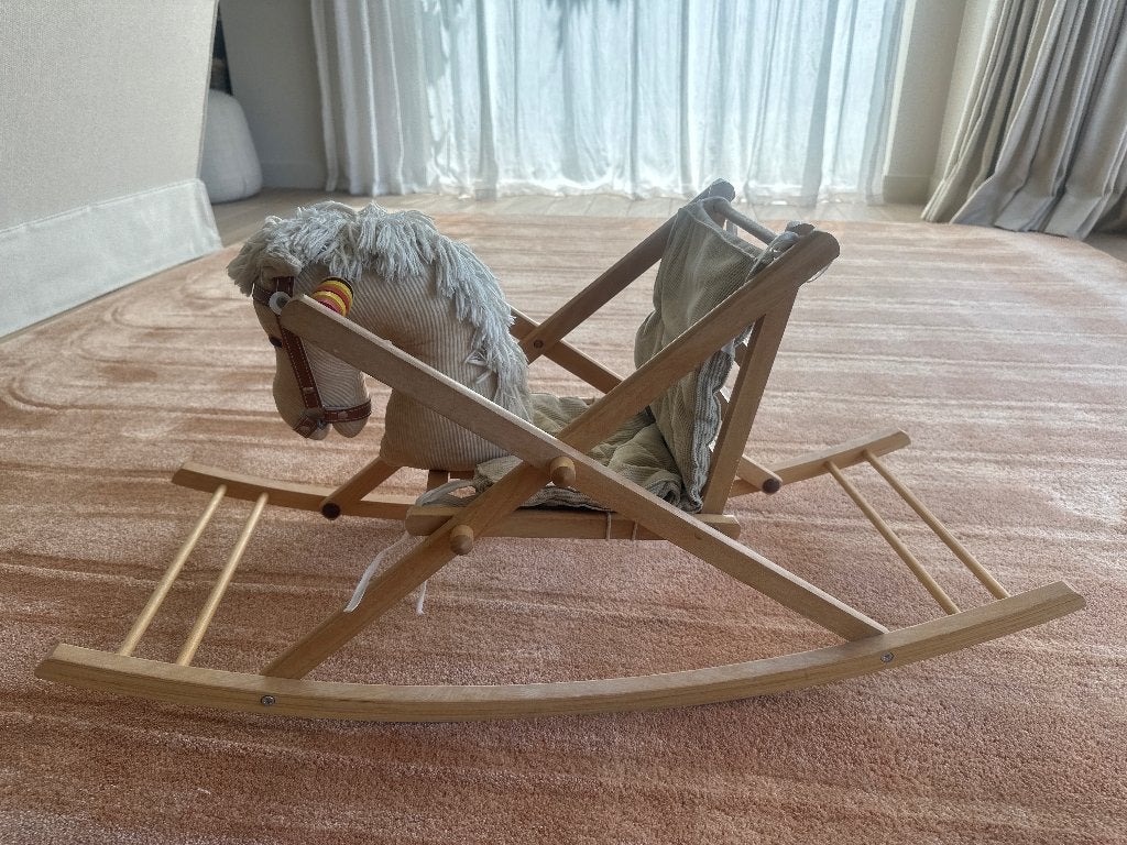 Vintage hobbelpaard, Ophalen, Gebruikt