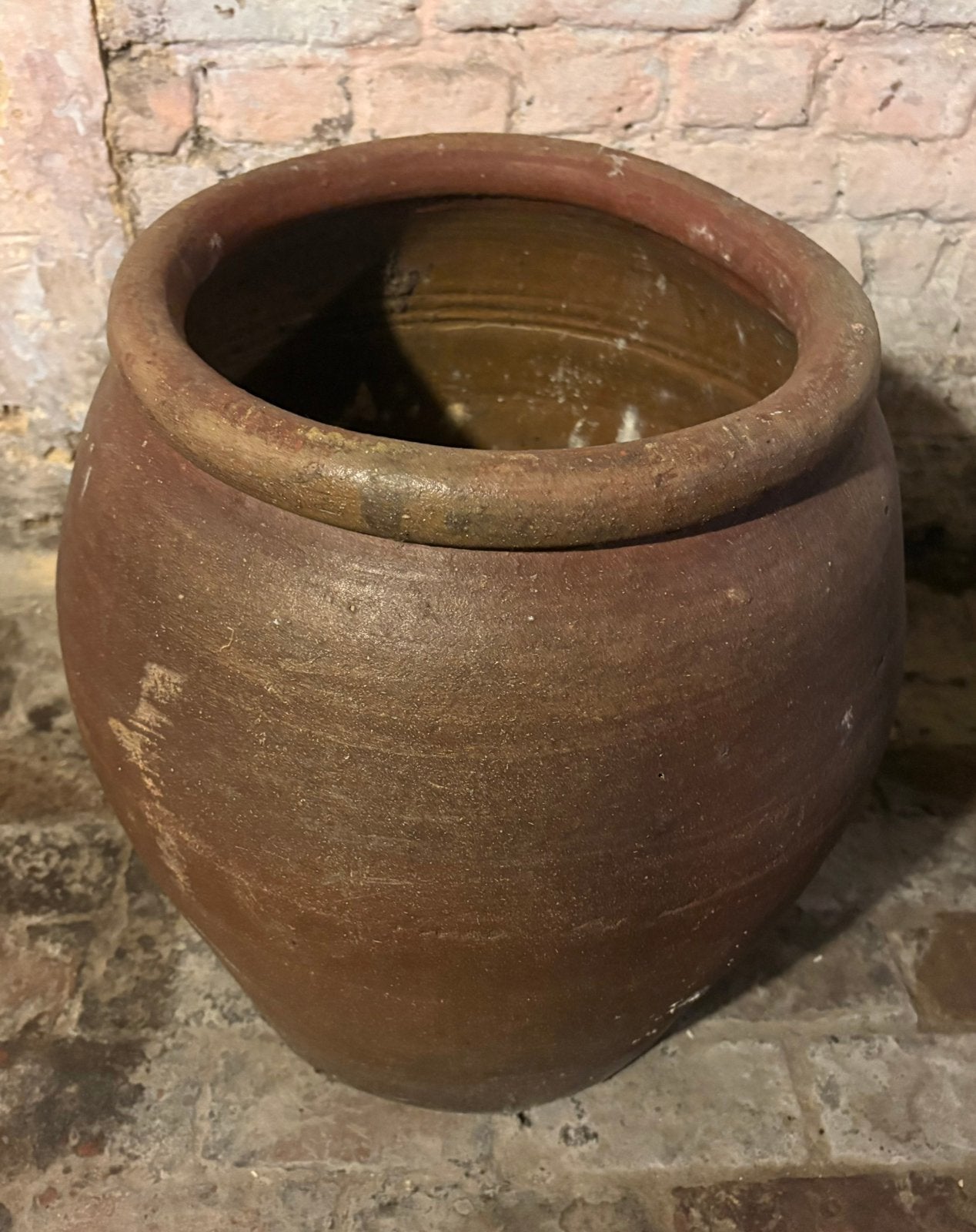 Grand pot de fleurs, poterie, Enlèvement, Utilisé, Poterie