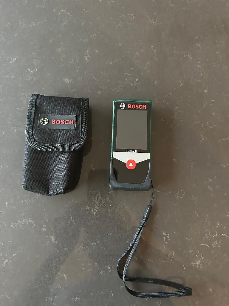 BOSCH laser afstandsmeter 50 meter staat als NIEUW, Doe-het-zelf en Bouw, Ophalen, Zo goed als nieuw, Afstand