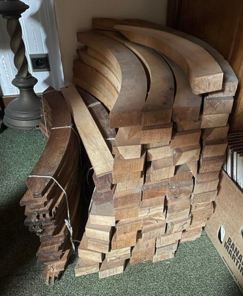 Membrures en bois cintrees, Enlèvement, Comme neuf