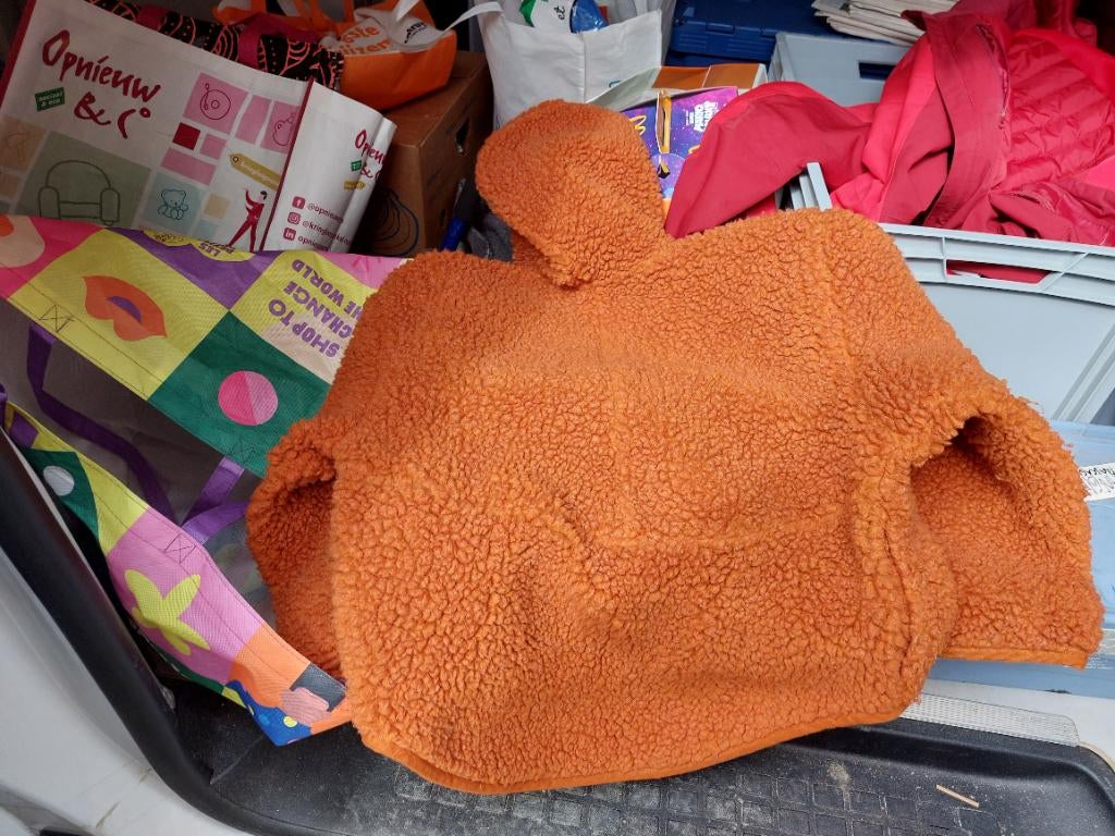 Polaire COS, Enlèvement, Porté, Taille 34 (XS) ou plus petite, Orange