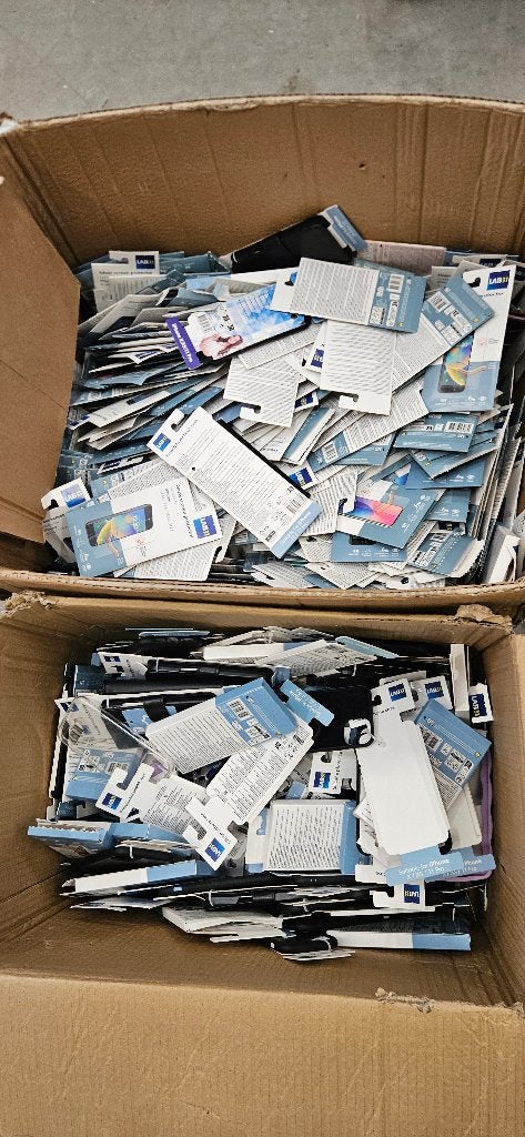 Zeer grote partij screenprotectors en telefoonhoesjes, Enlèvement, Neuf, Autres types