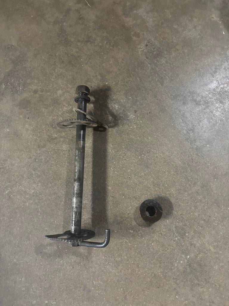 Complete achterwielas voor honda xr 250, Ophalen of Verzenden