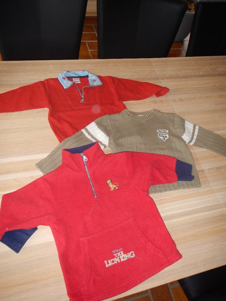 Fleece, sweat et sous pull T98, Kinderen en Baby's, Kinderkleding | Maat 98, Ophalen of Verzenden, Zo goed als nieuw, Jongen, Trui of Vest