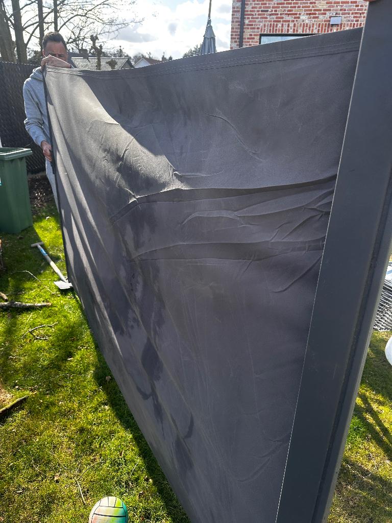 Windscherm oprolbaar, Ophalen, Gebruikt