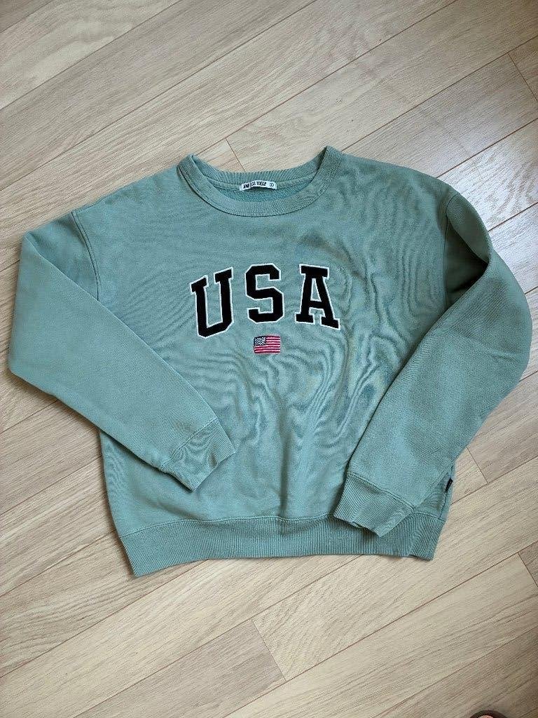 groene trui met opdruk maat S America Today, Kleding | Dames, Truien en Vesten, Ophalen of Verzenden, Gedragen, Groen, America today