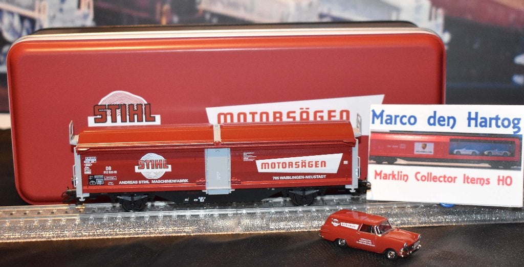 Märklin 48123 " Stihl " Museums wagen 2023, Wisselstroom, Ophalen of Verzenden, Märklin, Nieuw