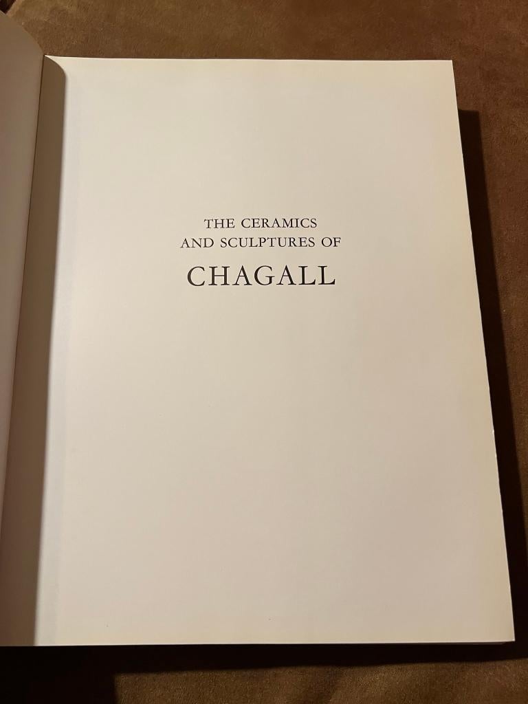 Les céramiques et les sculptures de Chagall -Charles Sorlier, Peinture et dessin, Enlèvement ou Envoi, Utilisé, Charles Sorlier