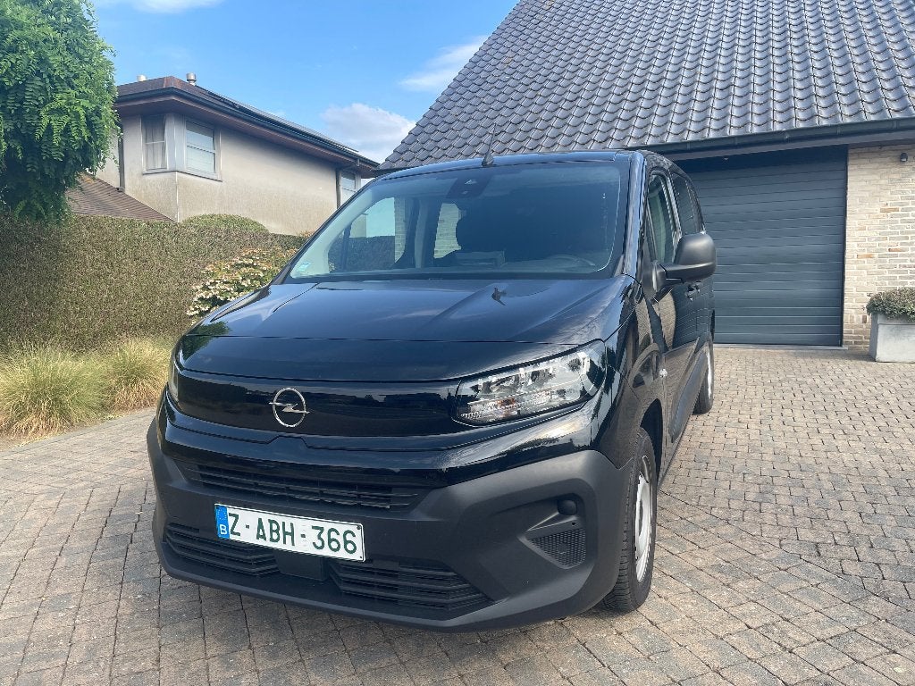 Opel Combo 5ZIT DUBBEL CABINE LICHTE VRACHT slechts 130€taks, Voorwielaandrijving, 75 kW, Stof, Zwart