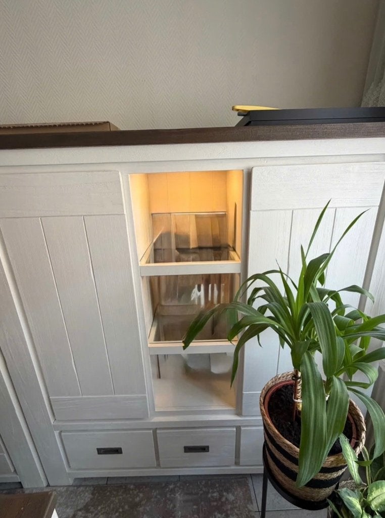 Landelijkemeubelset dressoir,vitrinekast,tv-meubel eettafel, Enlèvement, Utilisé