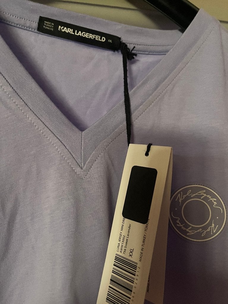 mooi kleedje Karl Lagerfeld xxl nieuw, Kleding | Dames, Jurken, Karl Lagerfeld, Paars, Maat 46/48 (XL) of groter, Nieuw